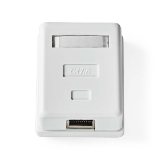 Priza aplicata RJ45 1 port SFTP CAT6, Nedis CCGP89120WT